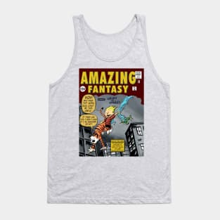 Calvin and his Amazing Friend Parody Tank Top